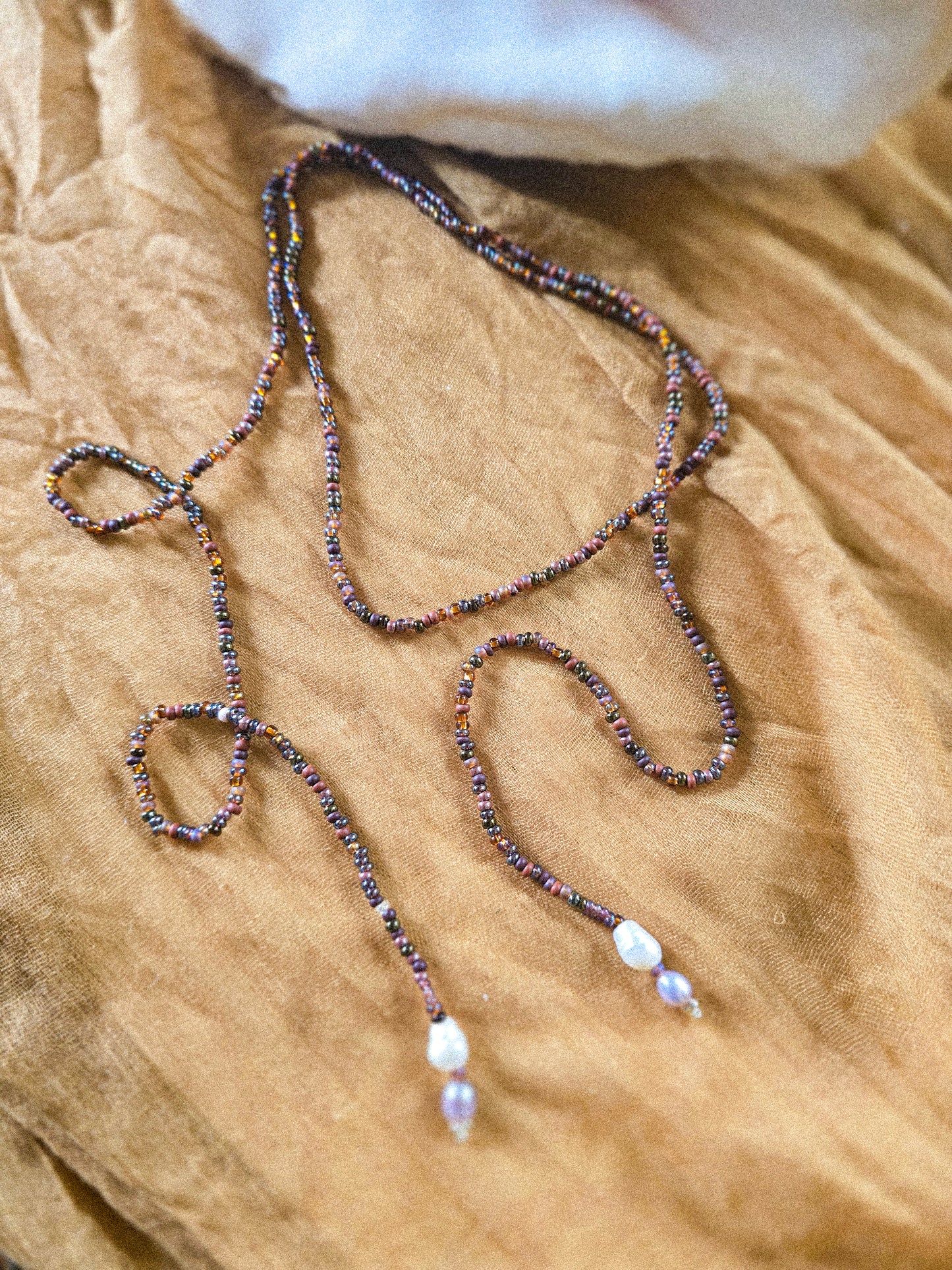 Night Seas Lariat Necklace
