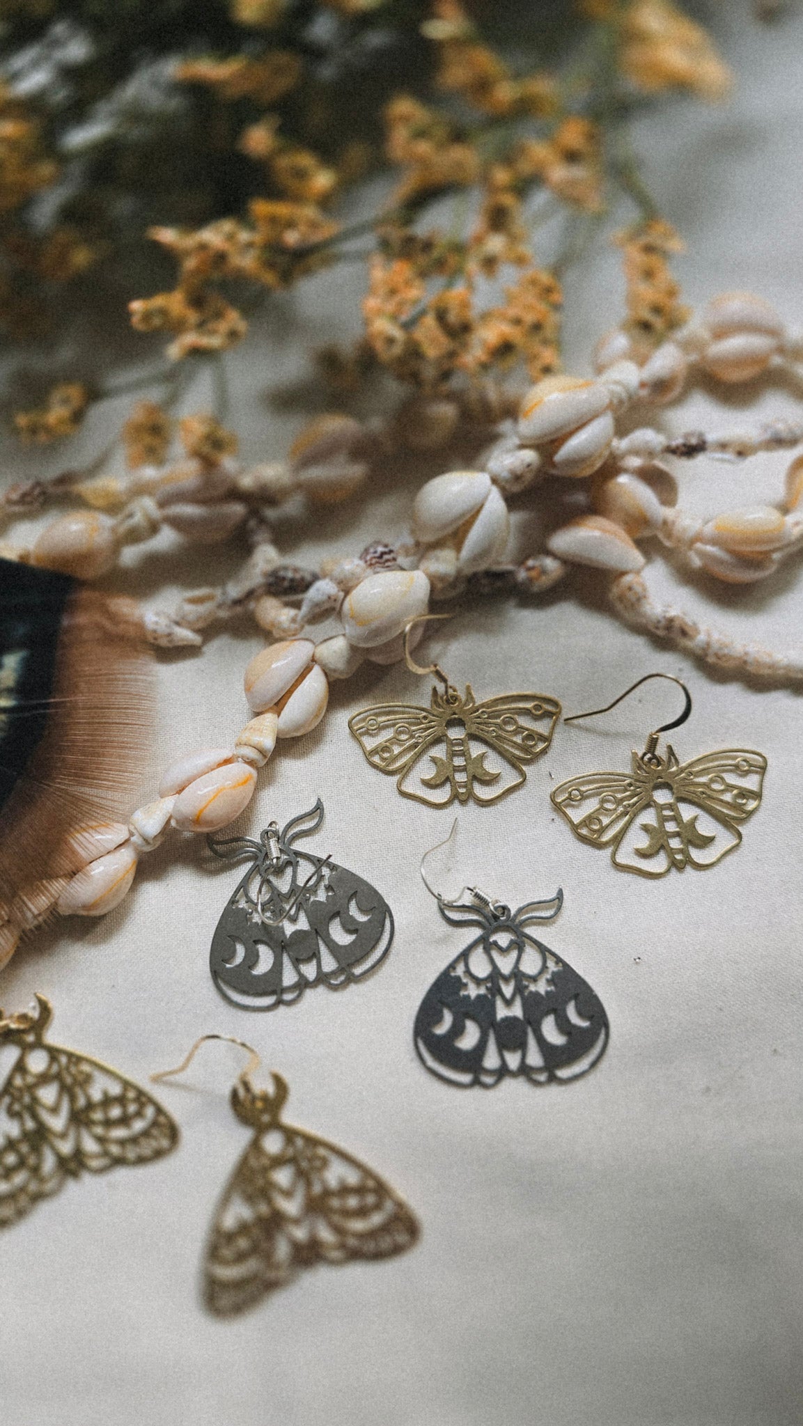 Mystic Moth Earrings