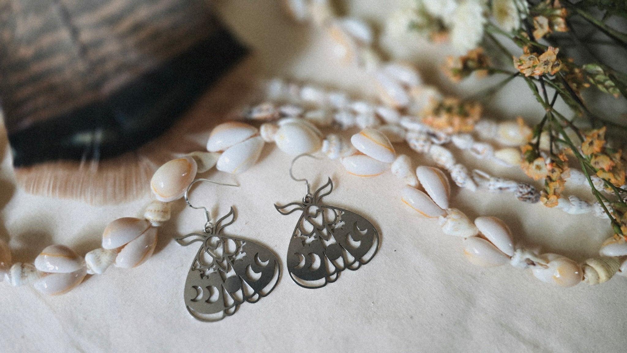 Mystic Moth Earrings