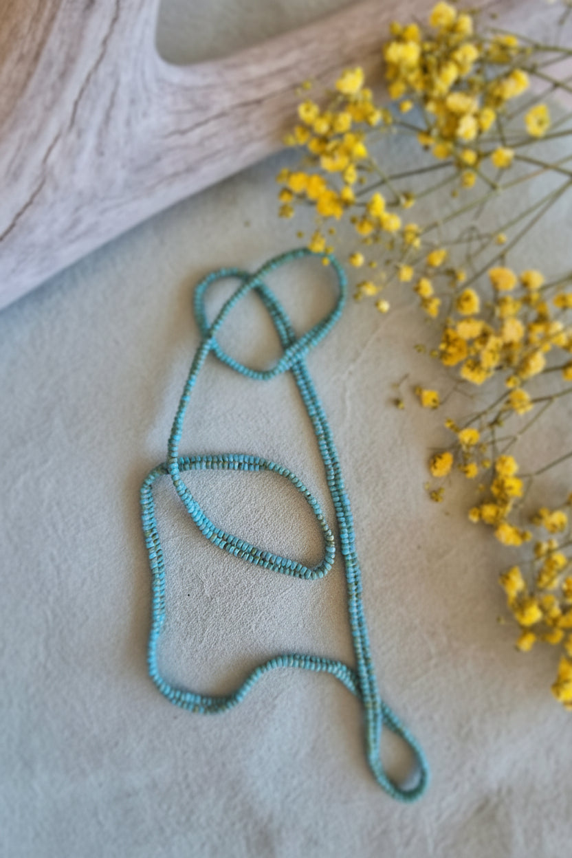 Soft Waves Necklace in Turquoise Picasso