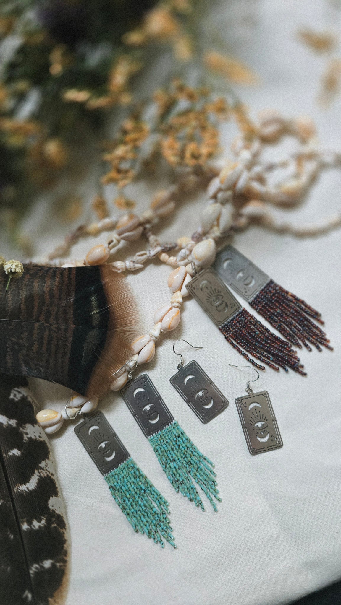 Mystic Muse Beaded Earrings