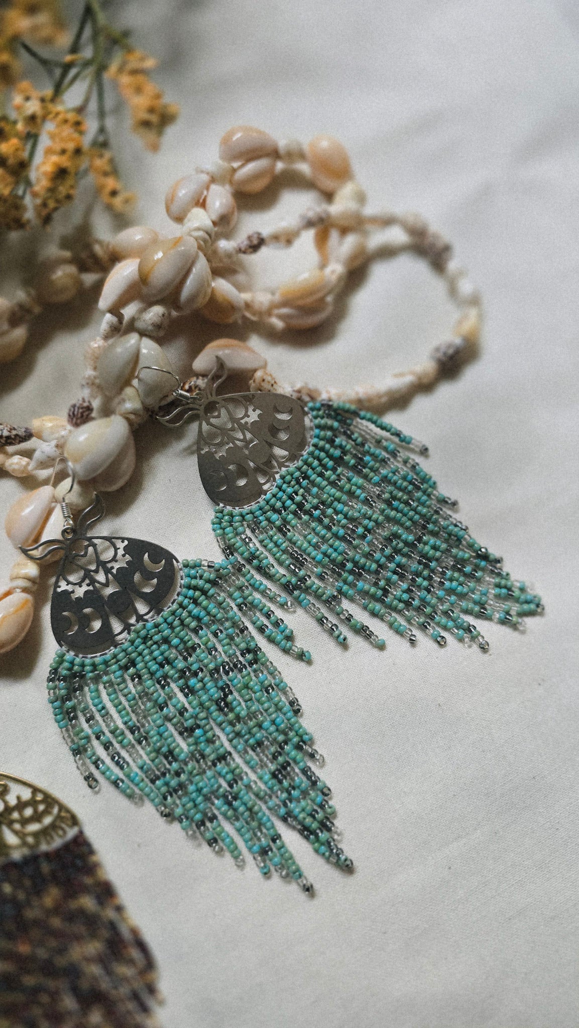 Goddess Glow Beaded Earrings