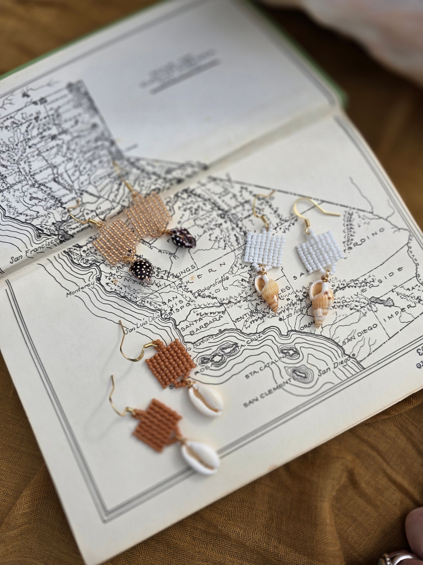 Shell Drop Earrings