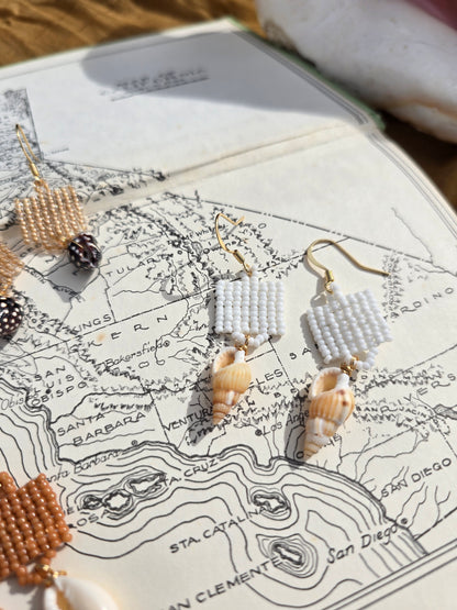 Shell Drop Earrings
