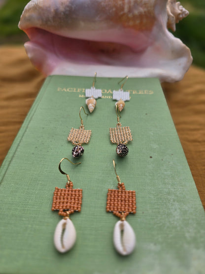 Shell Drop Earrings