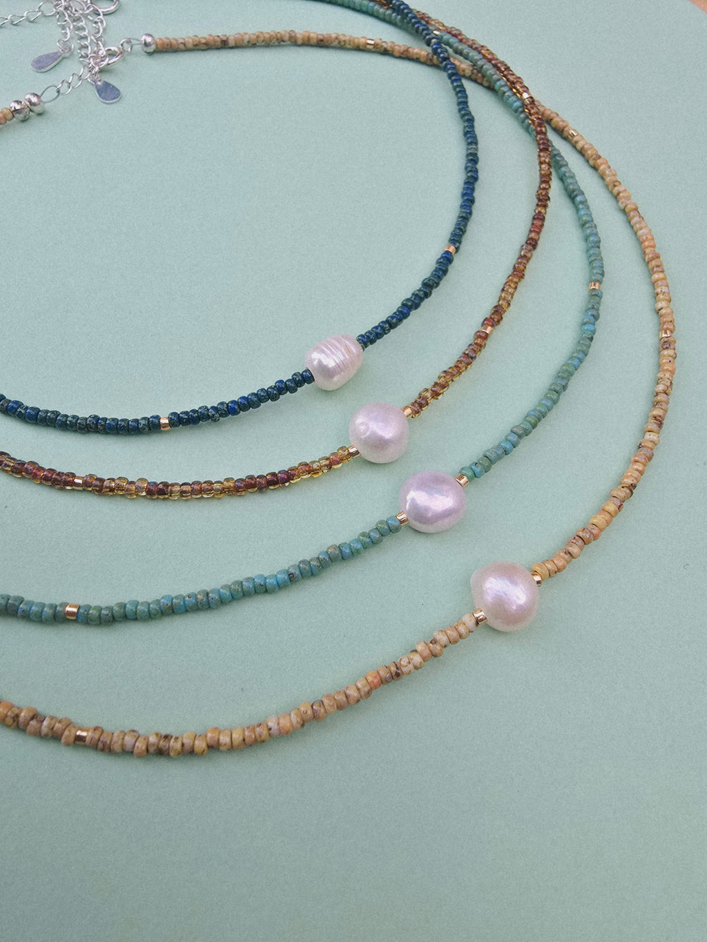 Shoreline Mist Pearl Necklace