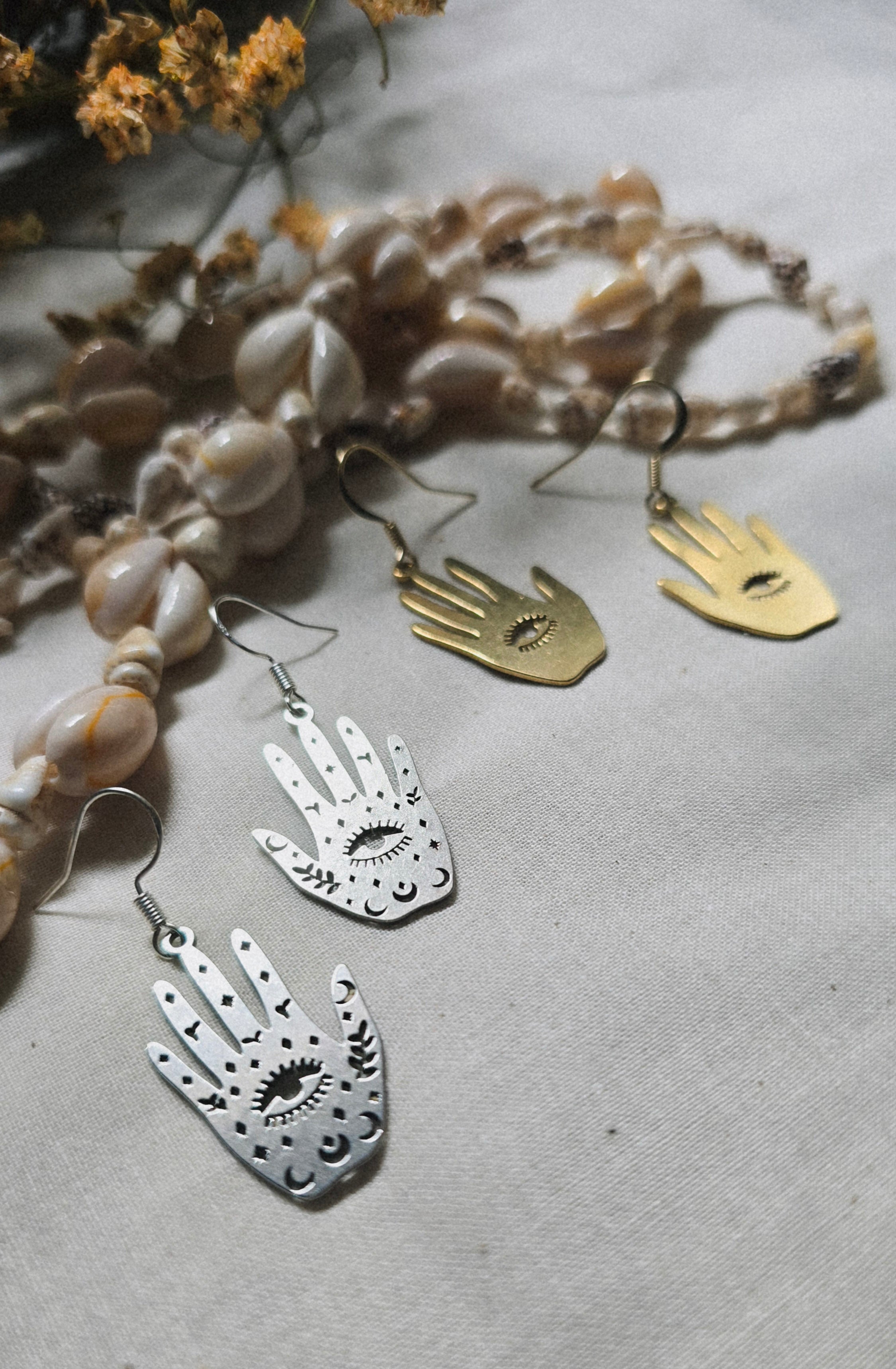 Psychic Palm Earrings