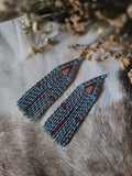 Gold Dust Wind Fringe Earrings