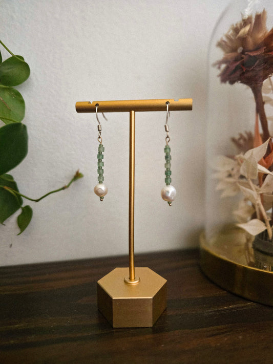 Seafoam Pearl Earrings