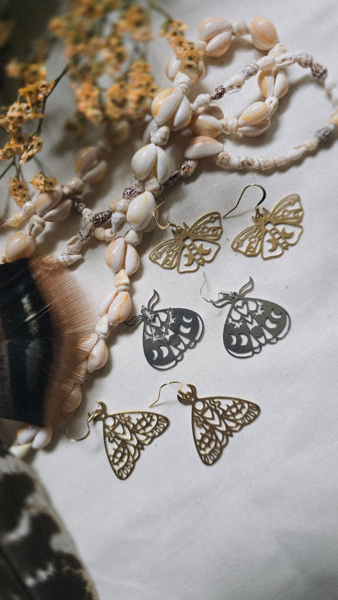 Mystic Moth Earrings