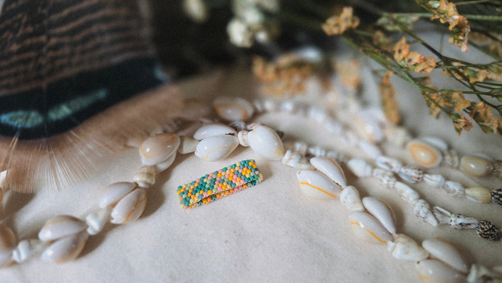 Poppy Fields Beaded Ring
