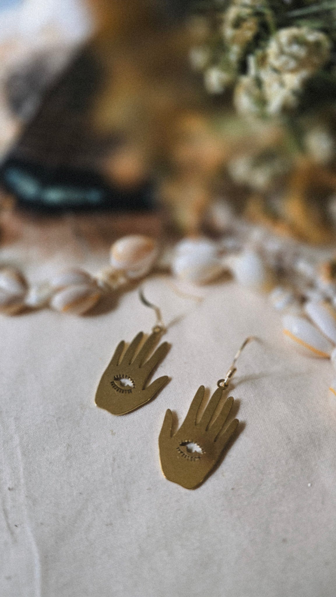 Psychic Palm Earrings