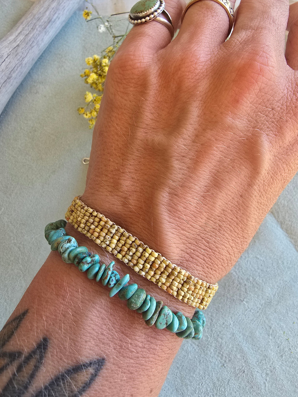 Sunwashed Bracelet in Limestone