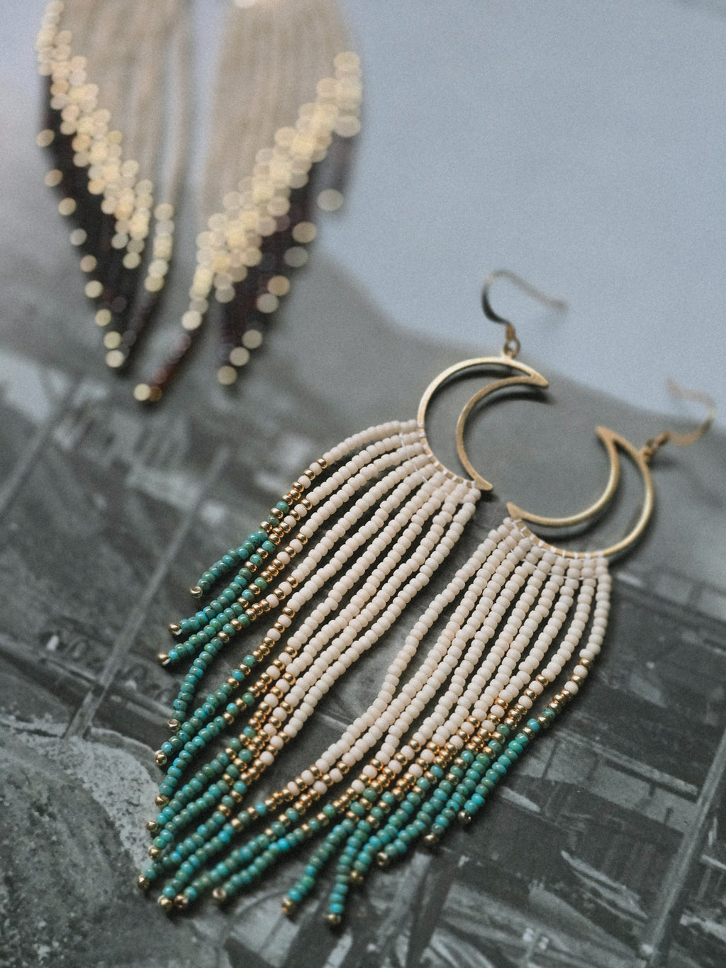 Harvest Moon Fringe Earrings