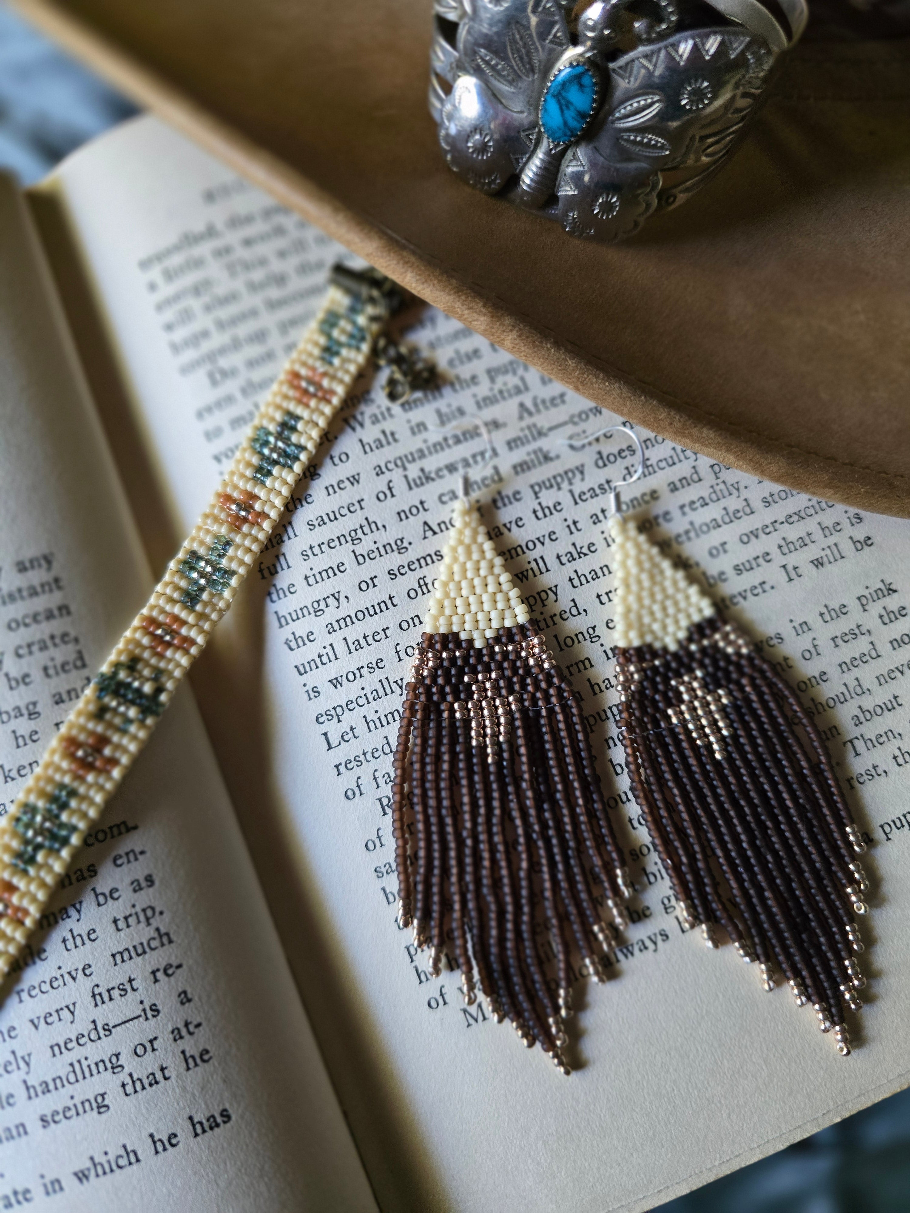 Ember Trail Fringe Earrings