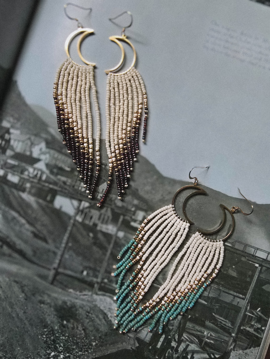 Harvest Moon Fringe Earrings