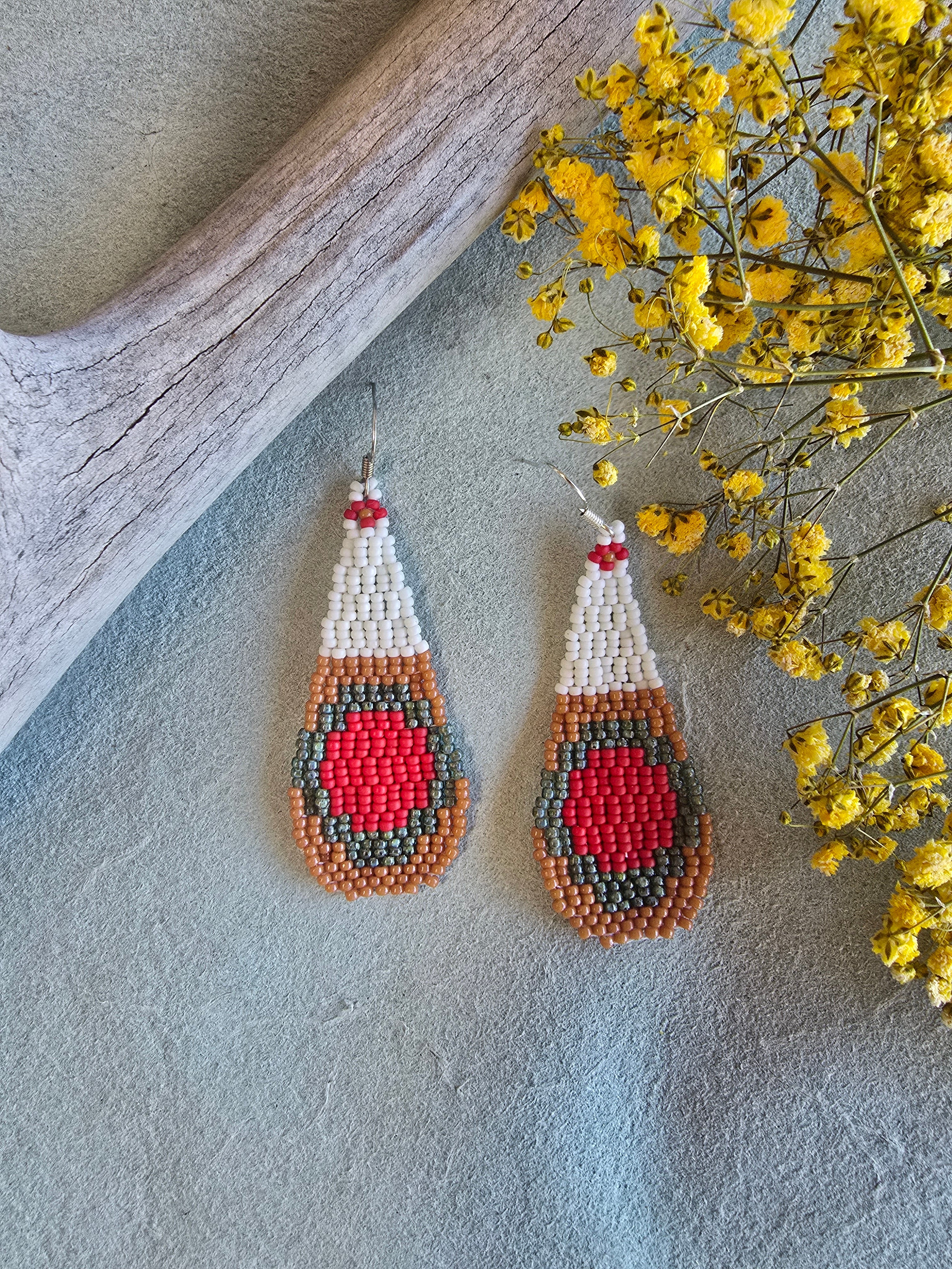 Sun Catcher in Red Coral